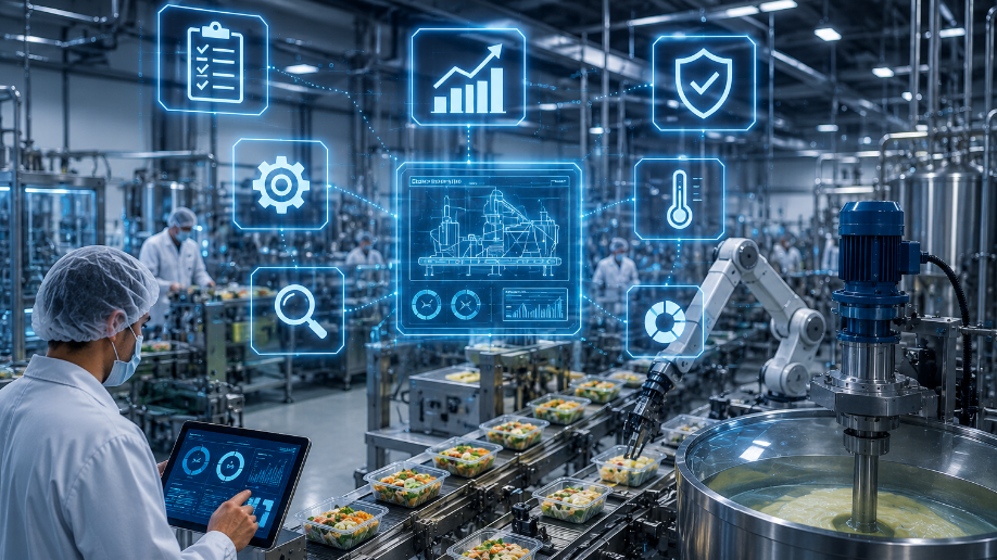 Los 5 procesos que toda fábrica de alimentos debería automatizar antes de 2030